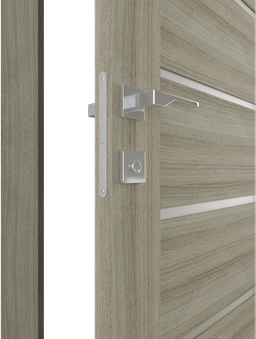 ALBA SHAMBOR DOUBLE INVISIBLE METAL FRAME BELLDINNI MODERN INTERIOR DOOR - 3