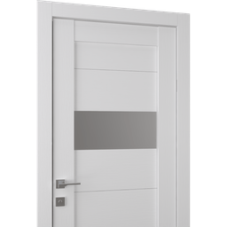 BERTA VETRO BIANCO NOBLE BI-FOLD BELLDINNI MODERN INTERIOR DOOR - 3