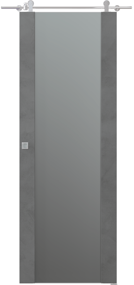 AVON 202 VETRO DARK URBAN DOUBLE BARN BELLDINNI MODERN INTERIOR DOOR - 1