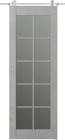 AVON 10 LITE VETRO LIGHT URBAN BARN BELLDINNI MODERN INTERIOR DOOR - 1