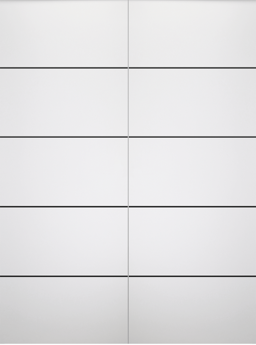 SMART PRO 4H BLACK POLAR WHITE DOUBLE INVISIBLE METAL FRAME BELLDINNI MODERN INTERIOR DOOR - 3