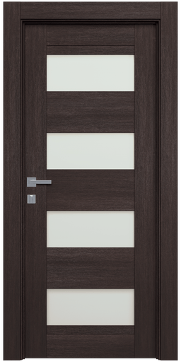 AVON 07-08 VETRO VERALINGA OAK SWING DOORS BELLDINNI MODERN INTERIOR DOOR - 1