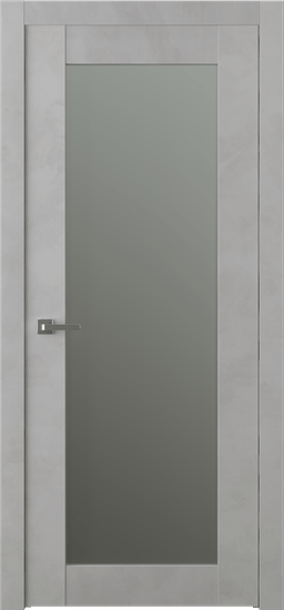 AVON 207 VETRO LIGHT URBAN SWING BELLDINNI MODERN INTERIOR DOOR - 1