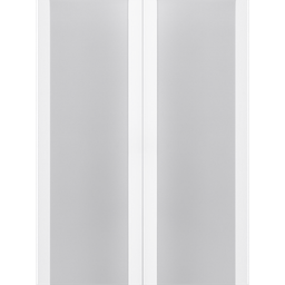 PALLADIO 202 VETRO BIANCO NOBLE BI-FOLD BELLDINNI MODERN INTERIOR DOOR - 4