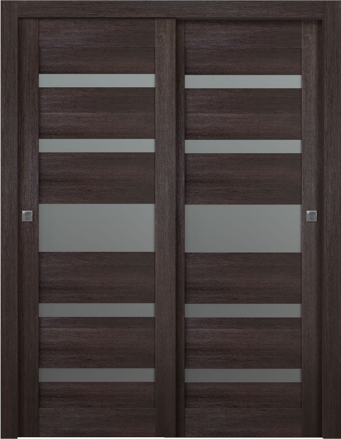 AVON 07-05 VETRO VERALINGA OAK BYPASS BELLDINNI MODERN INTERIOR DOOR - 1
