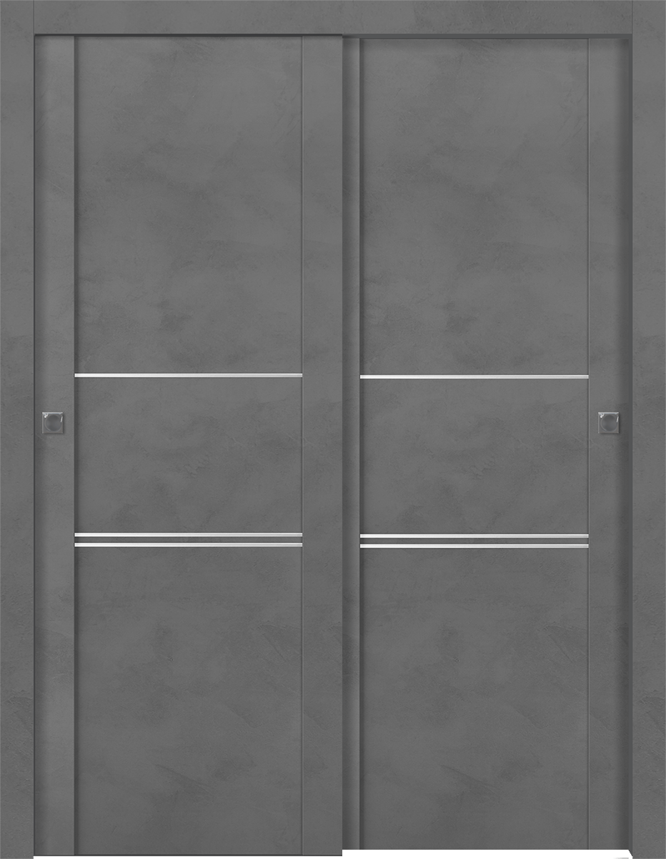 AVON 01 3H DARK URBAN BYPASS DOORS BELLDINNI MODERN INTERIOR DOOR - 1
