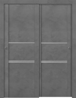 AVON 01 3H DARK URBAN BYPASS DOORS BELLDINNI MODERN INTERIOR DOOR - 1