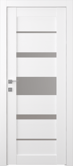 KINA VETRO BIANCO NOBLE SWING DOORS BELLDINNI MODERN INTERIOR DOOR - 1