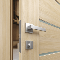 AVON 07-02 VETRO LOIRE ASH DOUBLE INVISIBLE METAL FRAME BELLDINNI MODERN INTERIOR DOOR - 4