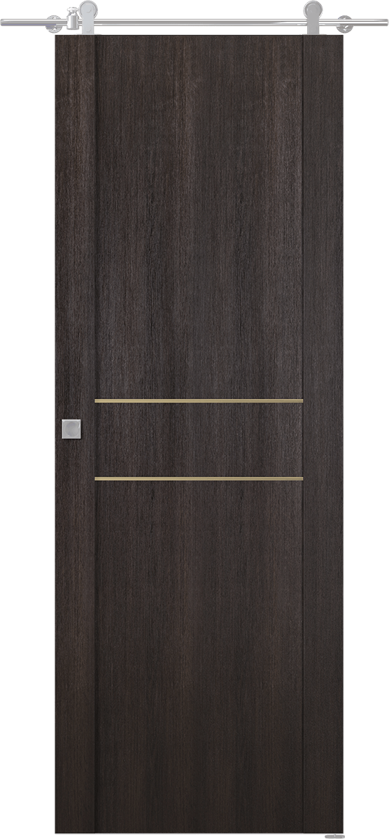 AVON 01 2HN GOLD VERALINGA OAK BARN BELLDINNI MODERN INTERIOR DOOR - 1