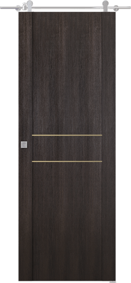 AVON 01 2HN GOLD VERALINGA OAK BARN BELLDINNI MODERN INTERIOR DOOR - 1
