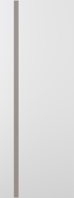 SMART PRO 208 VETRO POLAR WHITE SLAB BELLDINNI MODERN INTERIOR DOOR - 1