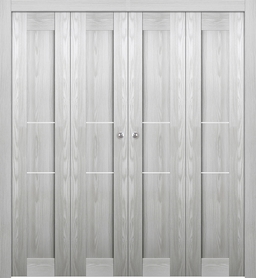 AVON 07 2H RIBEIRA ASH DOUBLE BI-FOLD BELLDINNI MODERN INTERIOR DOOR - 1