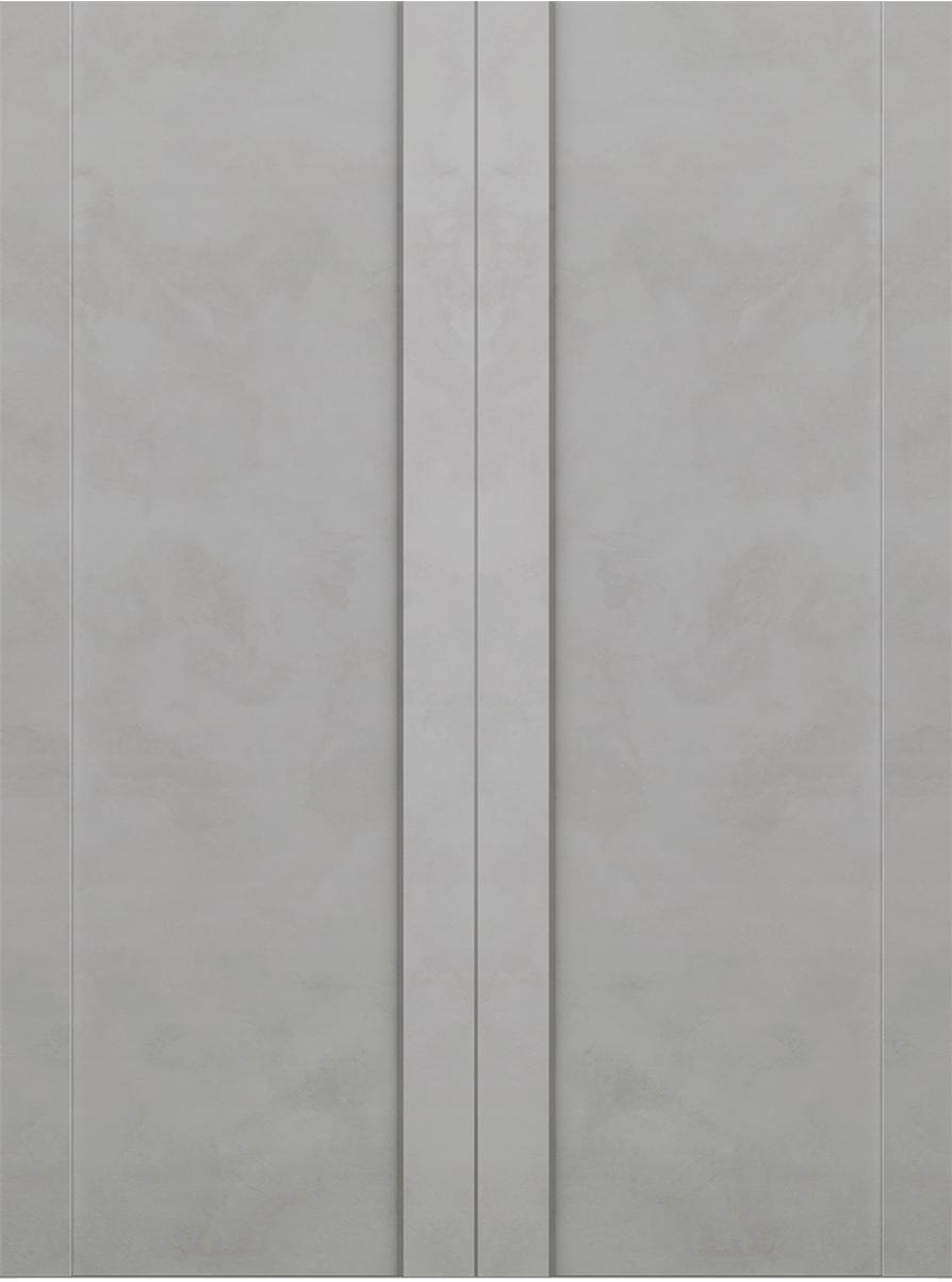 AVON 01 LIGHT URBAN DOUBLE INVISIBLE METAL FRAME BELLDINNI MODERN INTERIOR DOOR - 2