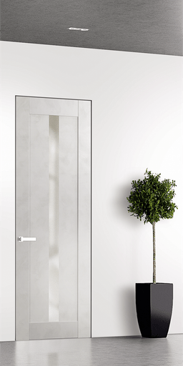 AVON 101 VETRO LIGHT URBAN INVISIBLE METAL FRAME BELLDINNI MODERN INTERIOR DOOR - 1