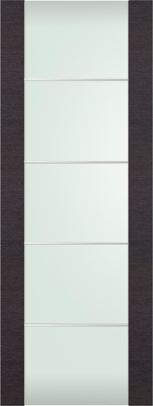 AVANTI 202 4H VETRO BLACK APRICOT SLAB BELLDINNI MODERN INTERIOR DOOR - 1