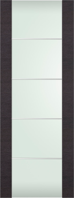 AVANTI 202 4H VETRO BLACK APRICOT SLAB BELLDINNI MODERN INTERIOR DOOR - 1