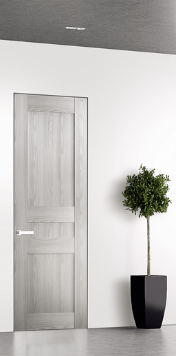 AVON 07 2R RIBEIRA ASH INVISIBLE METAL FRAME BELLDINNI MODERN INTERIOR DOOR - 1