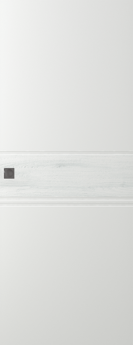 TWINWOOD 2 POLAR WHITE DOUBLE MAGIC BELLDINNI MODERN INTERIOR DOOR - 1