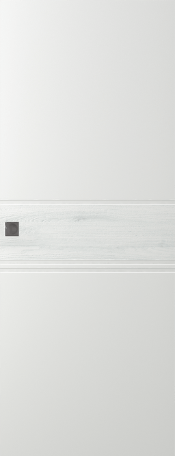 TWINWOOD 2 POLAR WHITE DOUBLE MAGIC BELLDINNI MODERN INTERIOR DOOR - 1