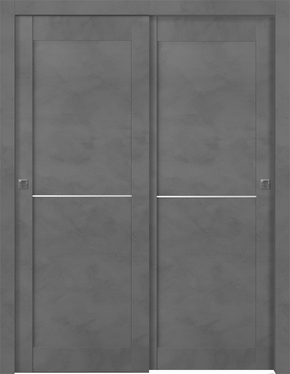 AVON 07 1H DARK URBAN BYPASS BELLDINNI MODERN INTERIOR DOOR - 1