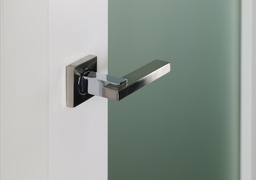 SMART PRO H3G VETRO POLAR WHITE DOUBLE INVISIBLE METAL FRAME BELLDINNI MODERN INTERIOR DOOR - 3