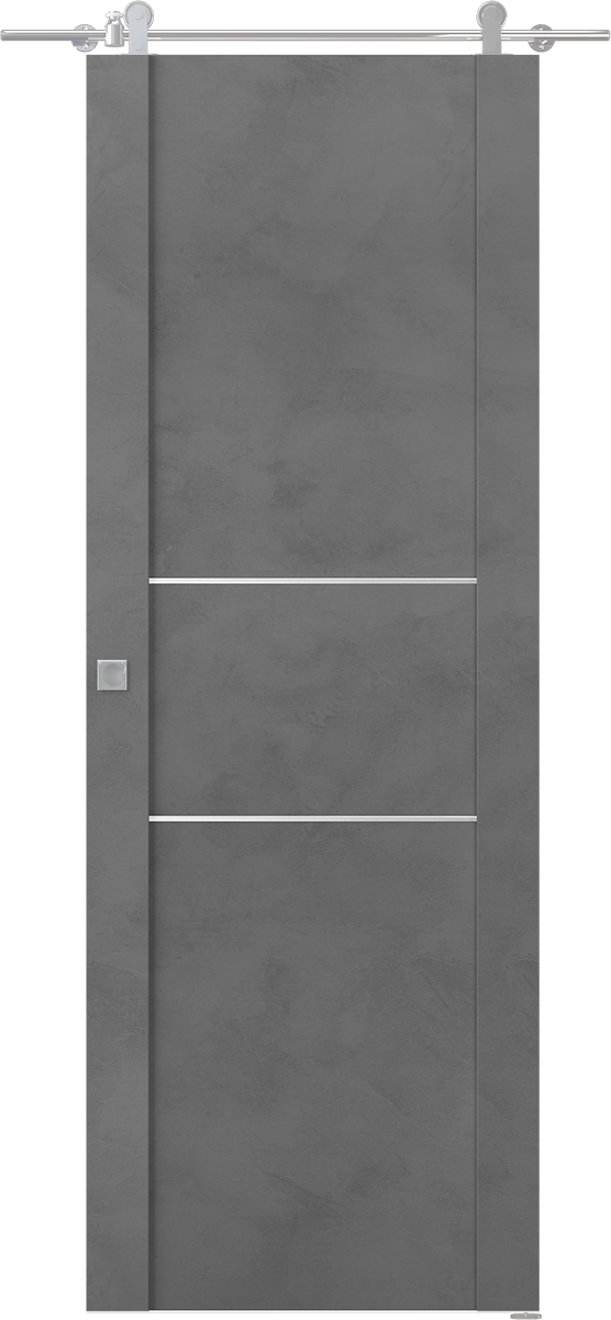 AVON 01 2H DARK URBAN BARN BELLDINNI MODERN INTERIOR DOOR - 1