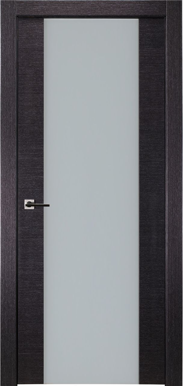 AVANTI 202 VETRO BLACK APRICOT SWING BELLDINNI MODERN INTERIOR DOOR - 1