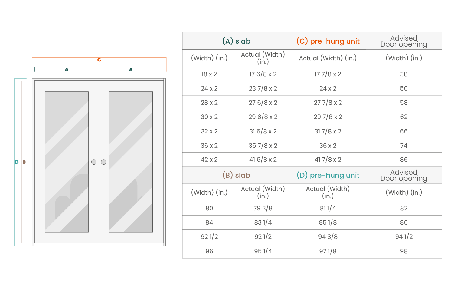 GINA VETRO BIANCO NOBLE DOUBLE DOORS BELLDINNI MODERN INTERIOR DOOR - 13
