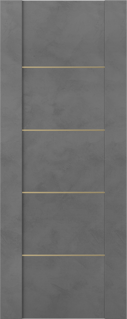 AVON 01 4H GOLD DARK URBAN SLAB BELLDINNI MODERN INTERIOR DOOR - 1