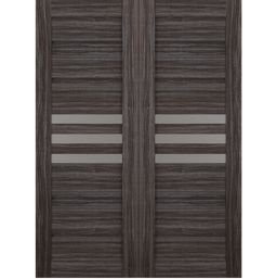 DOME VETRO GRAY OAK BYPASS BELLDINNI MODERN INTERIOR DOOR - 2
