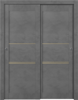 AVON 07 3H GOLD DARK URBAN BYPASS BELLDINNI MODERN INTERIOR DOOR - 1