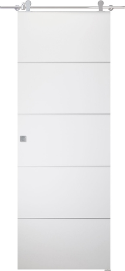 PALLADIO 4H BIANCO NOBLE BARN BELLDINNI MODERN INTERIOR DOOR - 1