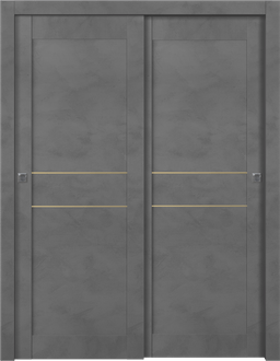 AVON 07 2HN GOLD DARK URBAN BYPASS BELLDINNI MODERN INTERIOR DOOR - 1