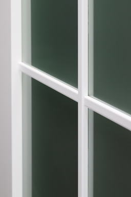 SMART PRO 10 LITE VETRO POLAR WHITE INVISIBLE METAL FRAME BELLDINNI MODERN INTERIOR DOOR - 7