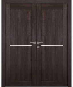AVON 07 1H VERALINGA OAK DOUBLE BELLDINNI MODERN INTERIOR DOOR - 1