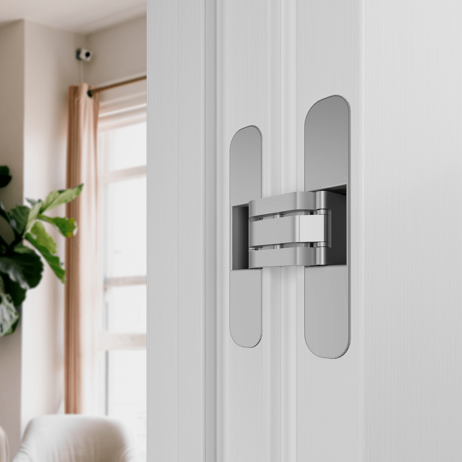 PALLADIO 202 VETRO BIANCO NOBLE SWING BELLDINNI MODERN INTERIOR DOOR - 3
