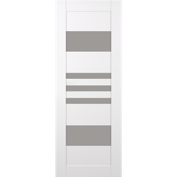 LETI VETRO SNOW WHITE SWING BELLDINNI MODERN INTERIOR DOOR - 2