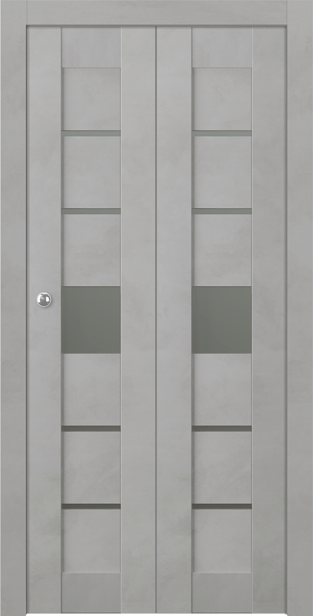 AVON 07-06 VETRO LIGHT URBAN BI-FOLD BELLDINNI MODERN INTERIOR DOOR - 1