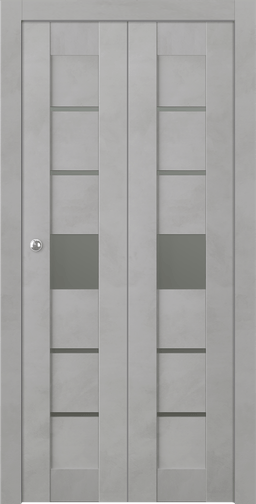 AVON 07-06 VETRO LIGHT URBAN BI-FOLD BELLDINNI MODERN INTERIOR DOOR - 1