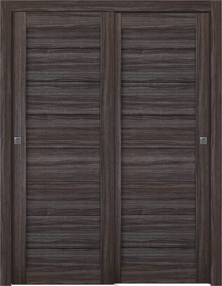 ERMI GRAY OAK BYPASS BELLDINNI MODERN INTERIOR DOOR - 7