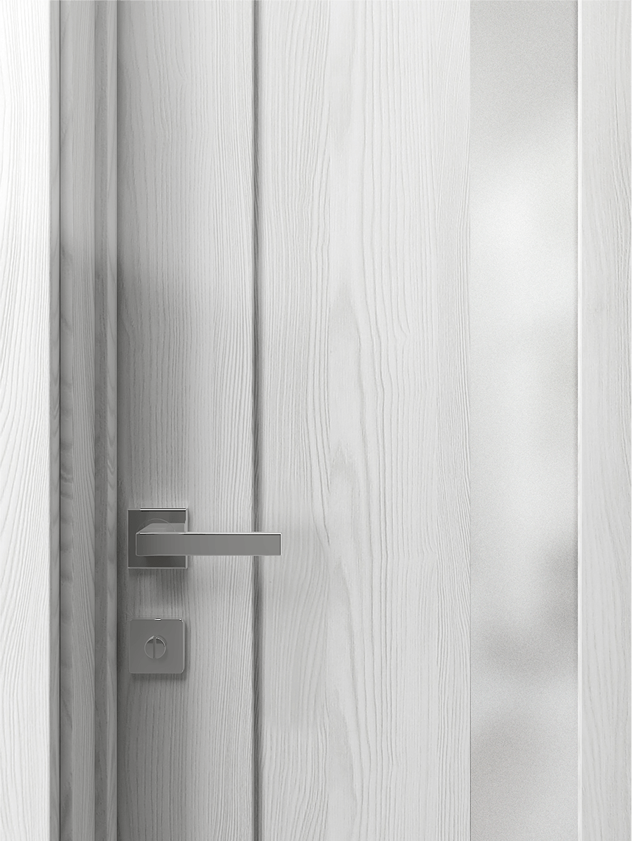 AVON 101 VETRO RIBEIRA ASH DOUBLE INVISIBLE METAL FRAME BELLDINNI MODERN INTERIOR DOOR - 3
