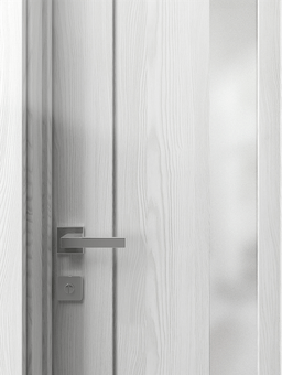 AVON 101 VETRO RIBEIRA ASH DOUBLE INVISIBLE METAL FRAME BELLDINNI MODERN INTERIOR DOOR - 3