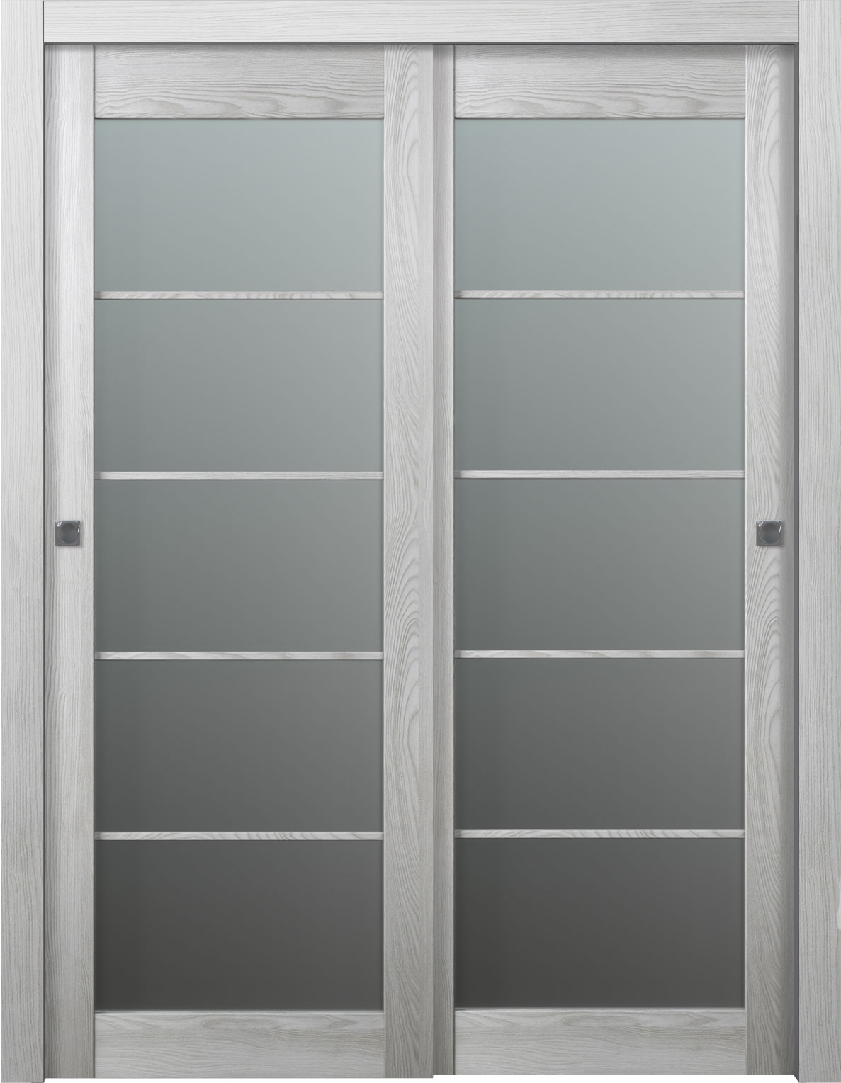 AVON 5 LITE VETRO RIBEIRA ASH BYPASS BELLDINNI MODERN INTERIOR DOOR - 1