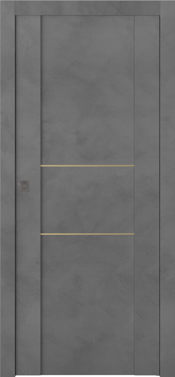 AVON 01 2H GOLD DARK URBAN POCKET DOORS BELLDINNI MODERN INTERIOR DOOR - 1