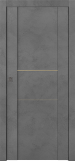 AVON 01 2H GOLD DARK URBAN POCKET DOORS BELLDINNI MODERN INTERIOR DOOR - 1