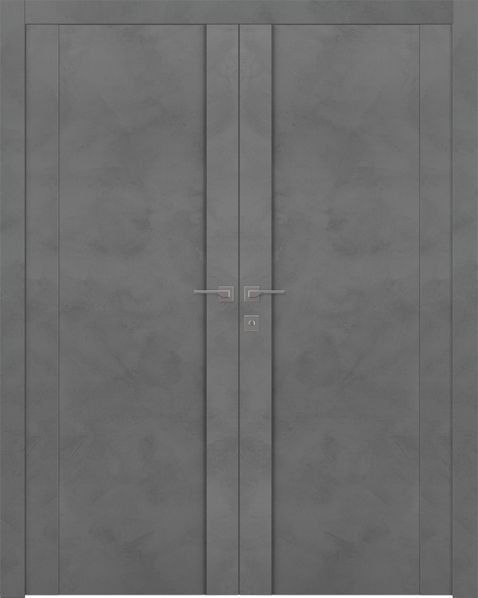 AVON 01 DARK URBAN DOUBLE BELLDINNI MODERN INTERIOR DOOR - 1