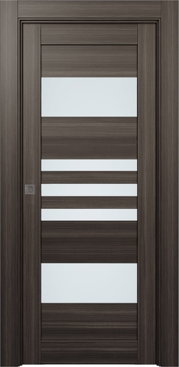 LETI VETRO GRAY OAK POCKET BELLDINNI MODERN INTERIOR DOOR - 1