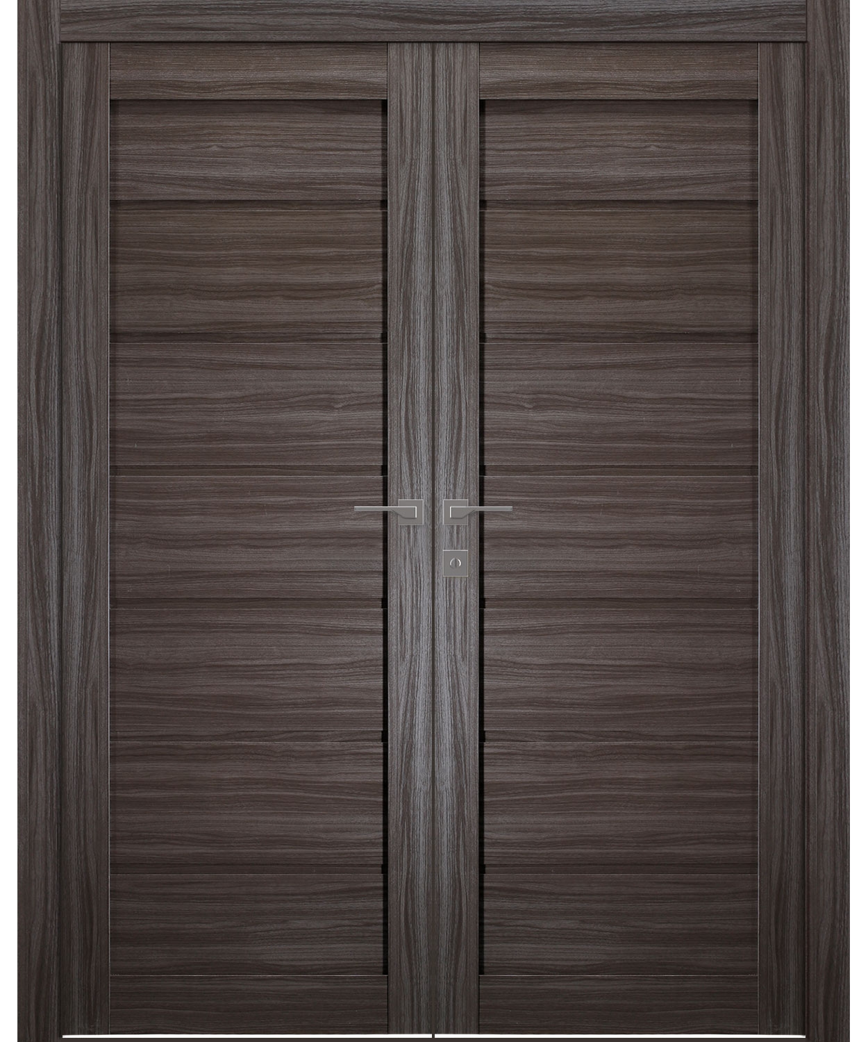 ALDA GRAY OAK DOUBLE BELLDINNI MODERN INTERIOR DOOR - 1