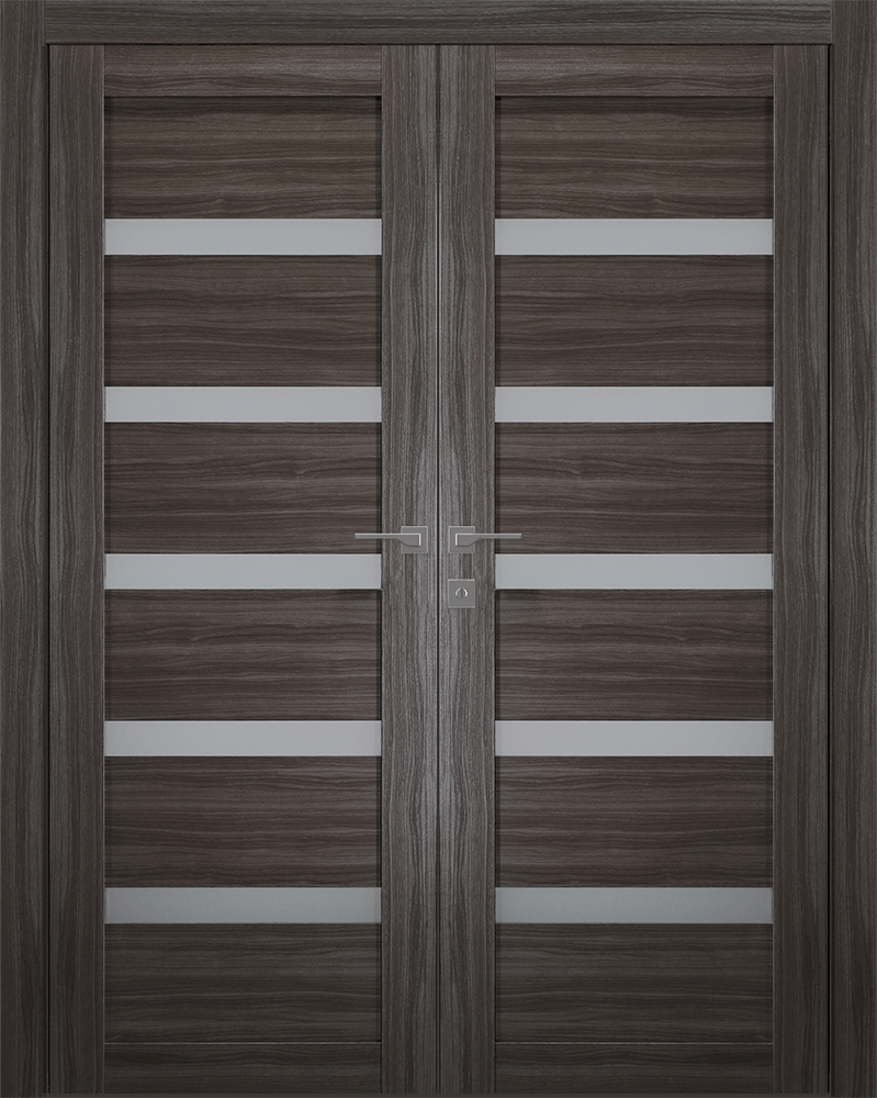 LEORA VETRO GRAY OAK CLOSET BELLDINNI MODERN INTERIOR DOOR - 1